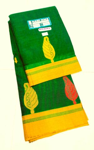 meenakshi green saree
