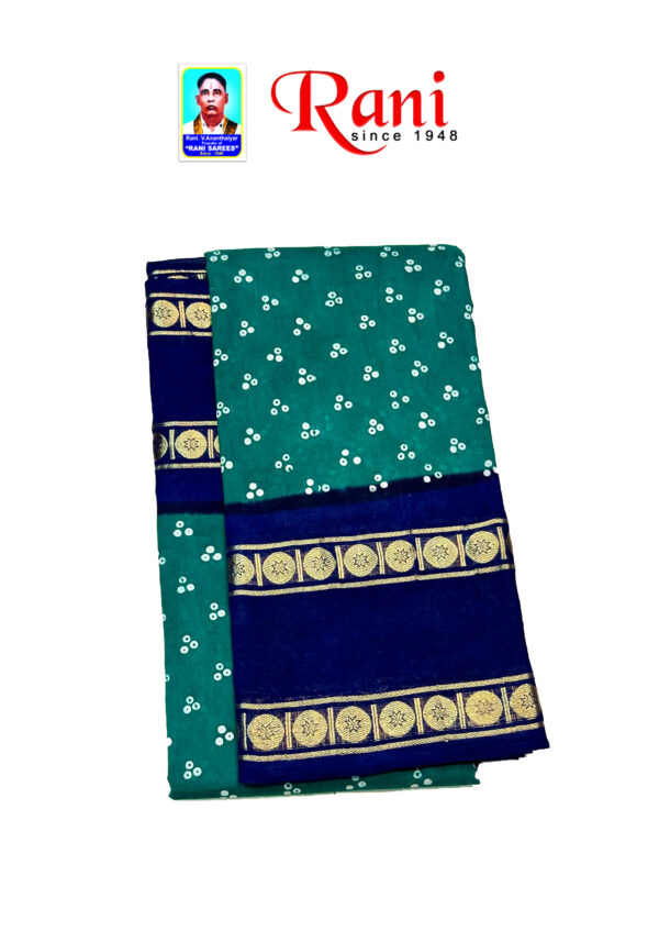 this sarees contais rich pallu design. this color has green color handloom sarees