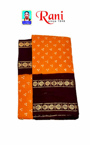 this is handloom sarees. this color is sandal with brown border. this handloom sarees consists of rich pall design. so that this saree price is very expensive