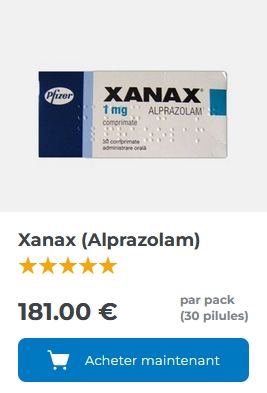 Xanax Générique 0,25 mg : Anxiolytique pour le Traitement de l'Anxiété