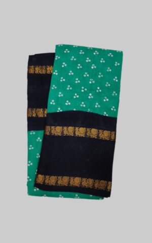 wax print sungudi sarees