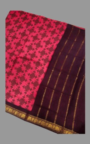 #Cotton saree sungudi