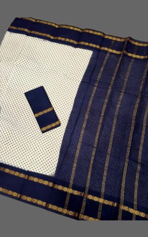 #Sungudi cotton saree jari bordar