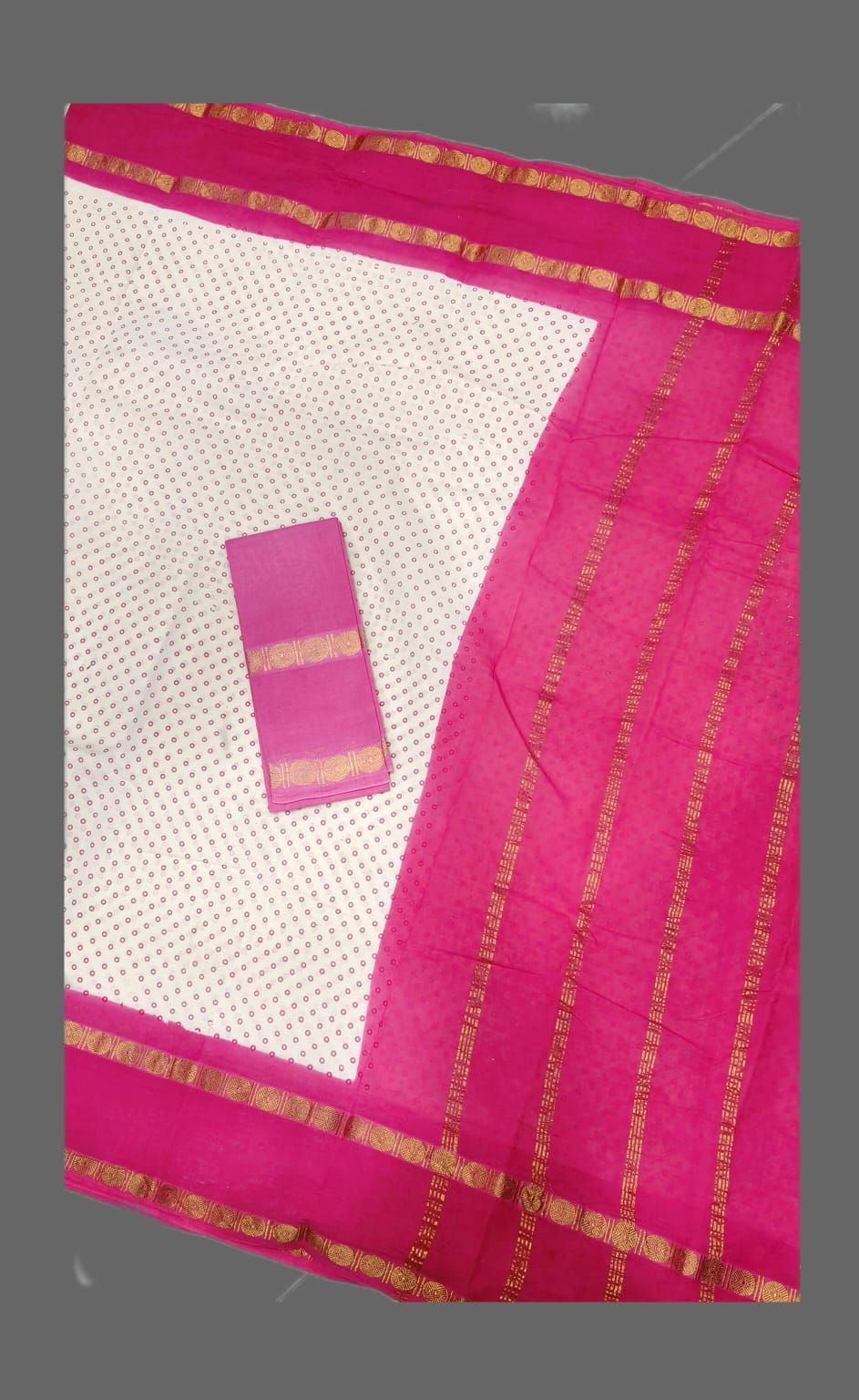 #Authentic cotton saree