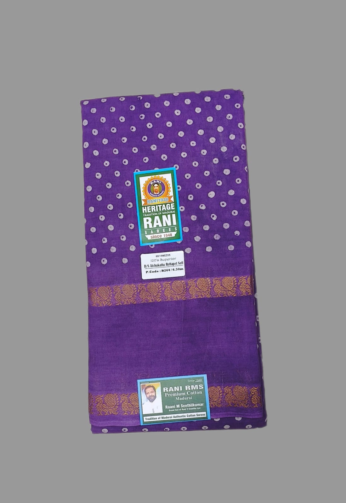 #Original Sungudi cotton saree