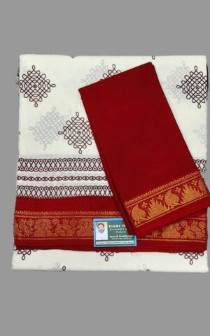 #Sungudi saree design