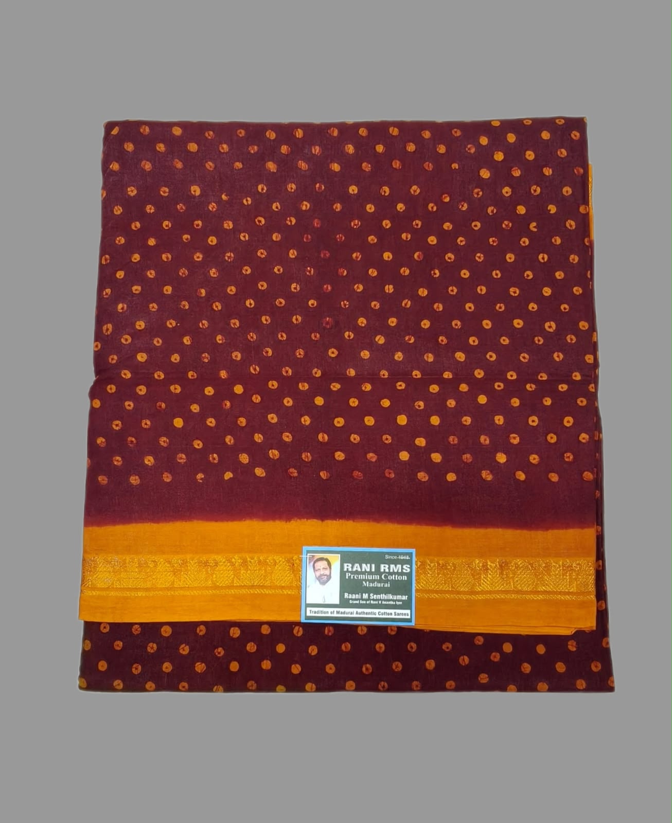 #Authentic cotton Sungudi Saree
