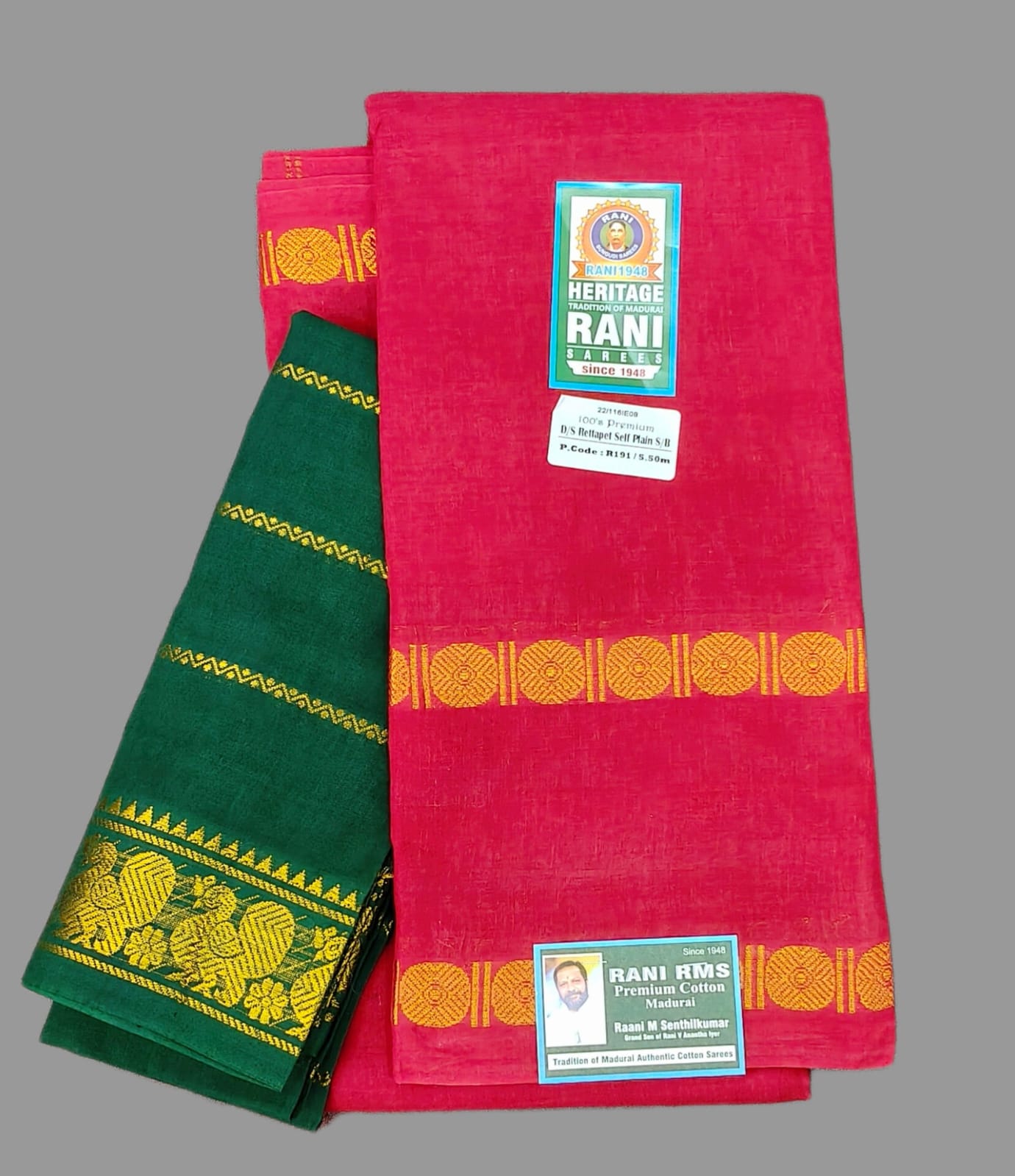 #Original Sungudi cotton saree