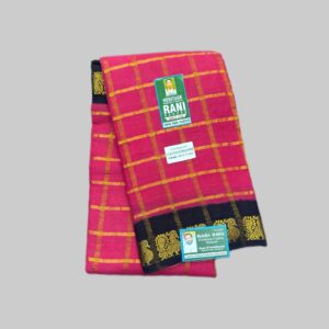 Rani Sungudi Sarees D/S Jari Checks Pavithra Cont R159/01